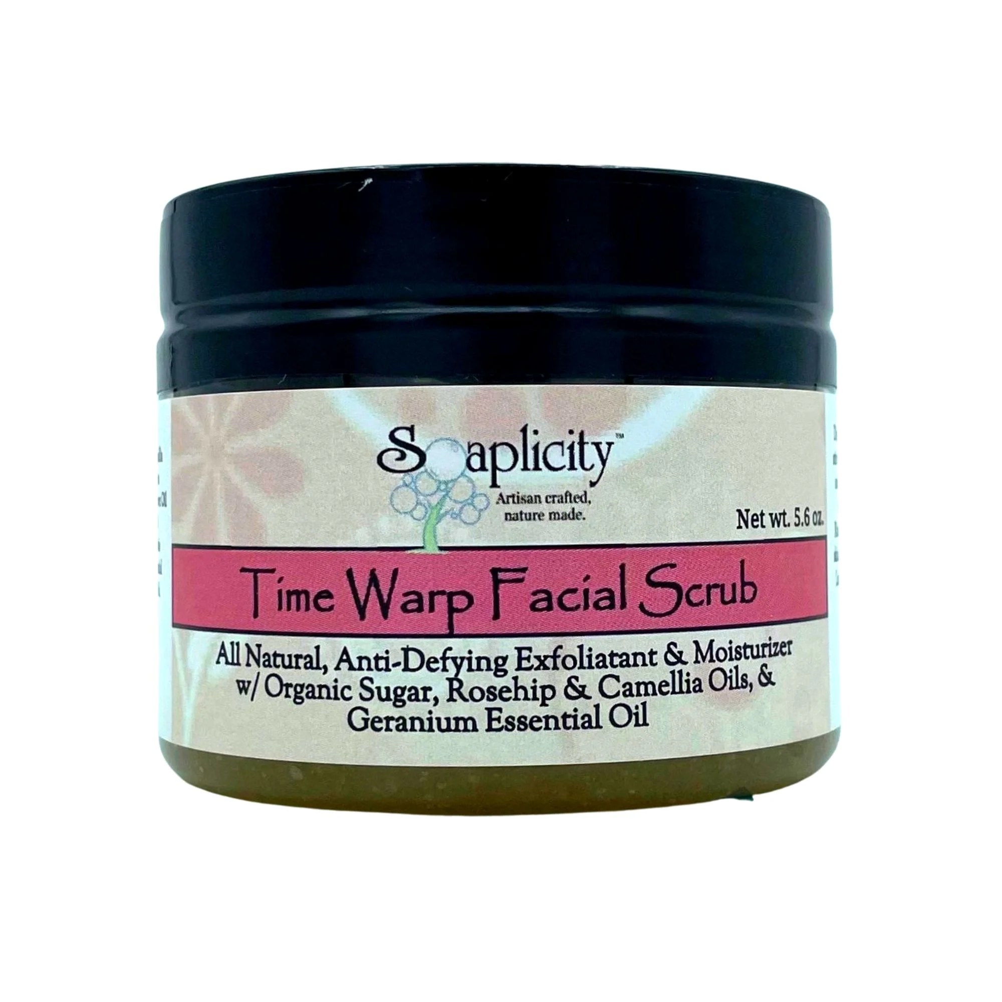 Time Warp Facial Scrub for Mature Skin Soaplicity