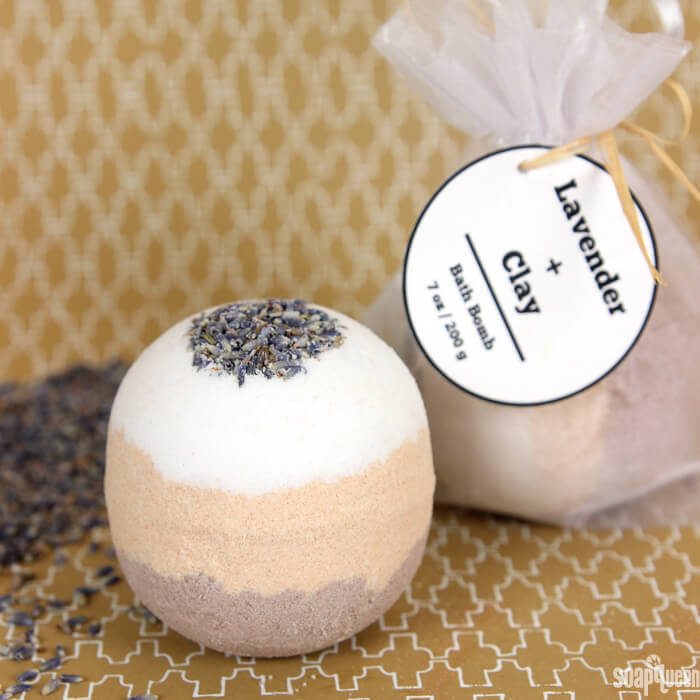 Lavender & Clay Mondo Bath Fizzy Soap Queen
