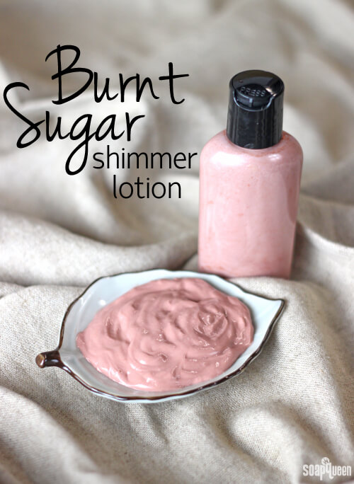 Burnt Sugar Shimmer Lotion Teach Soap