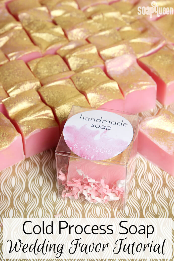 Cold Process Soap Wedding Favor Tutorial + Free Printable Soap Queen