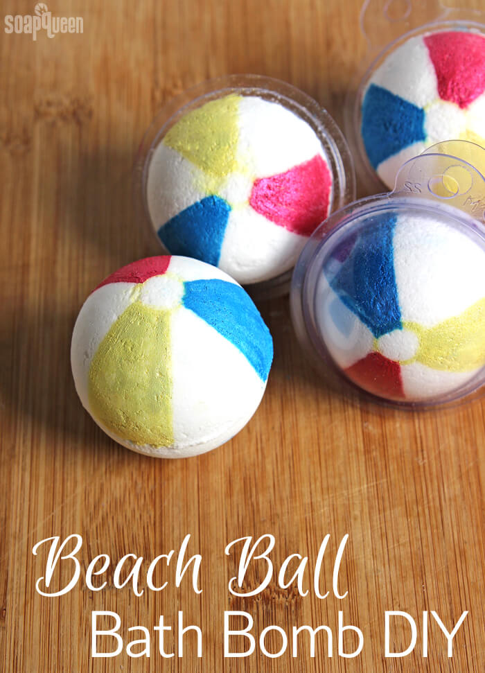 Beach Ball Bath Bomb DIY Soap Queen
