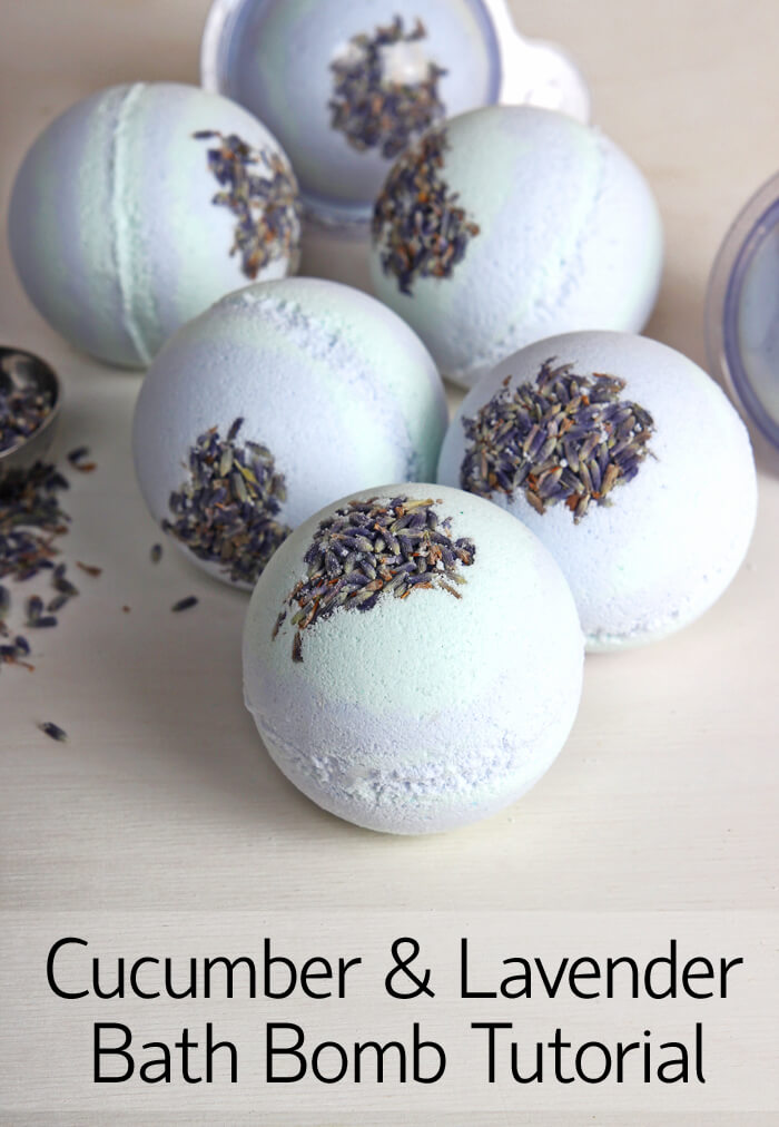 Cucumber & Lavender Bath Bomb DIY Teach Soap
