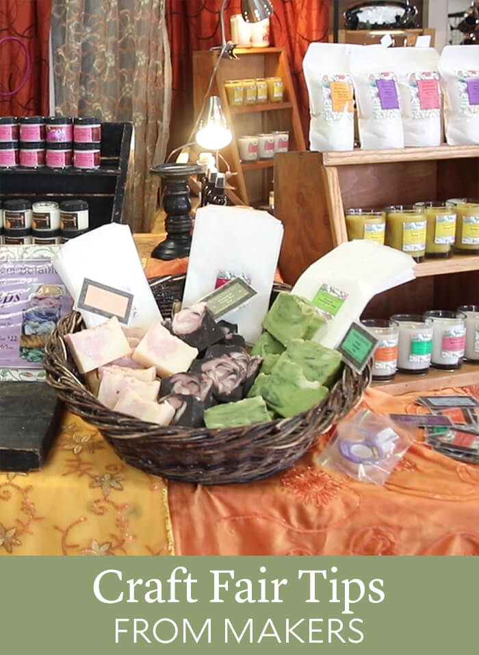 Craft Fair Tips from Makers Video Soap Queen
