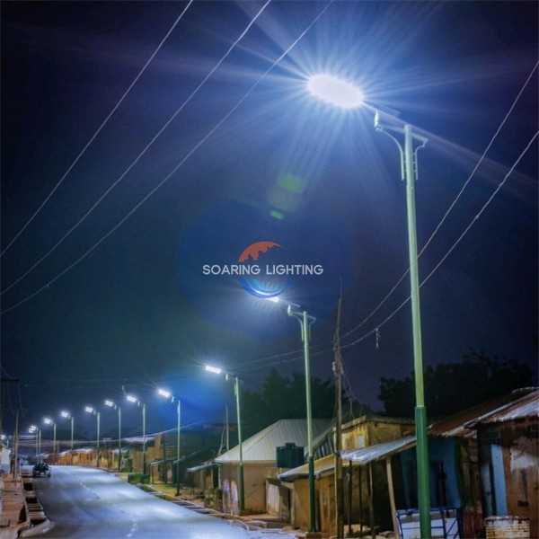 solar street lighting project in Nigeria