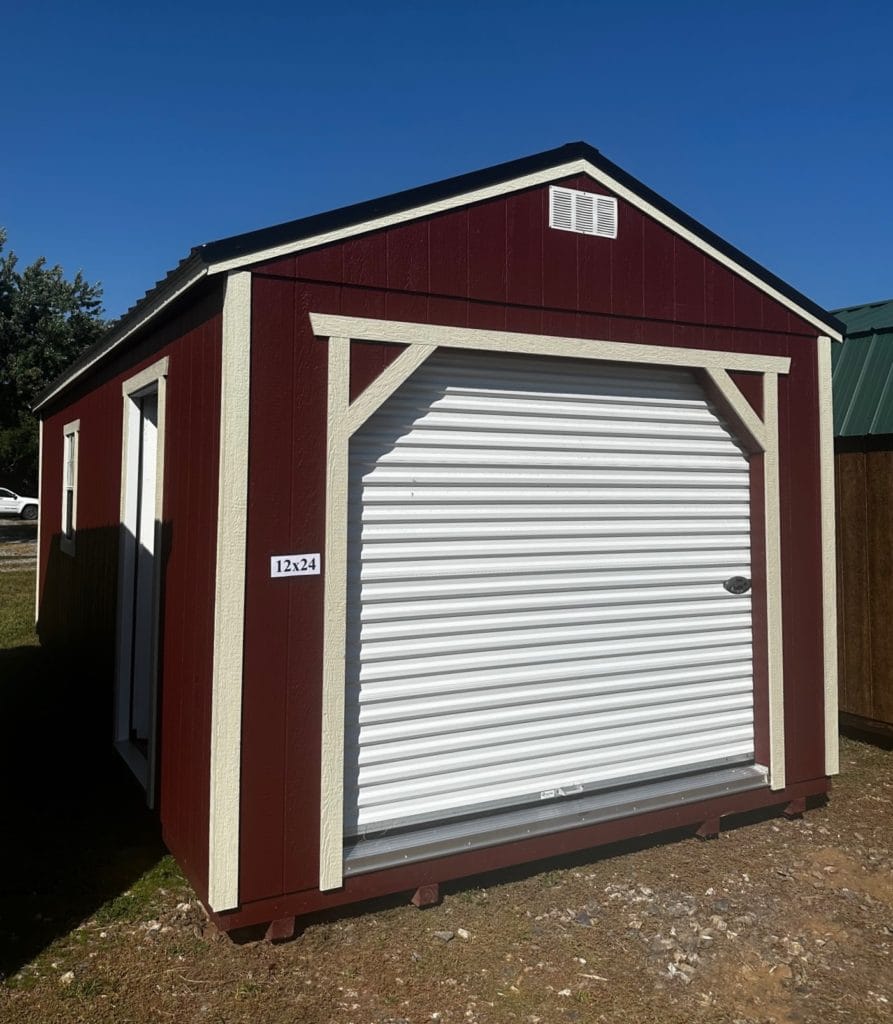 10x12 Lofted Barn Shed (46024) Southern Backyard Living Portable