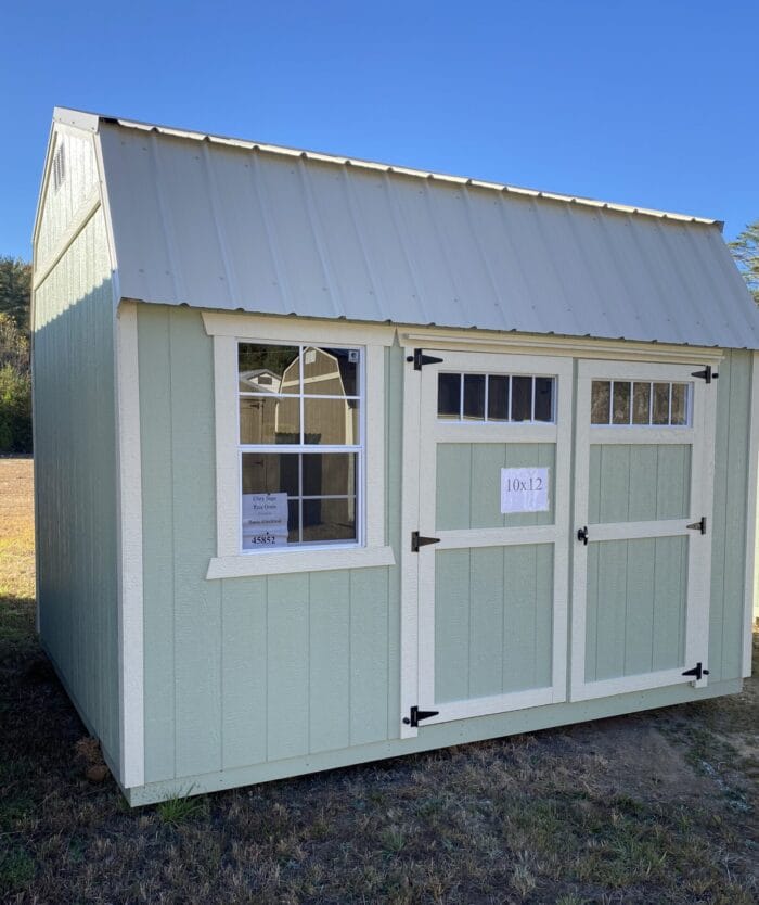 10x12 Side Lofted Barn Shed (45852) Southern Backyard Living