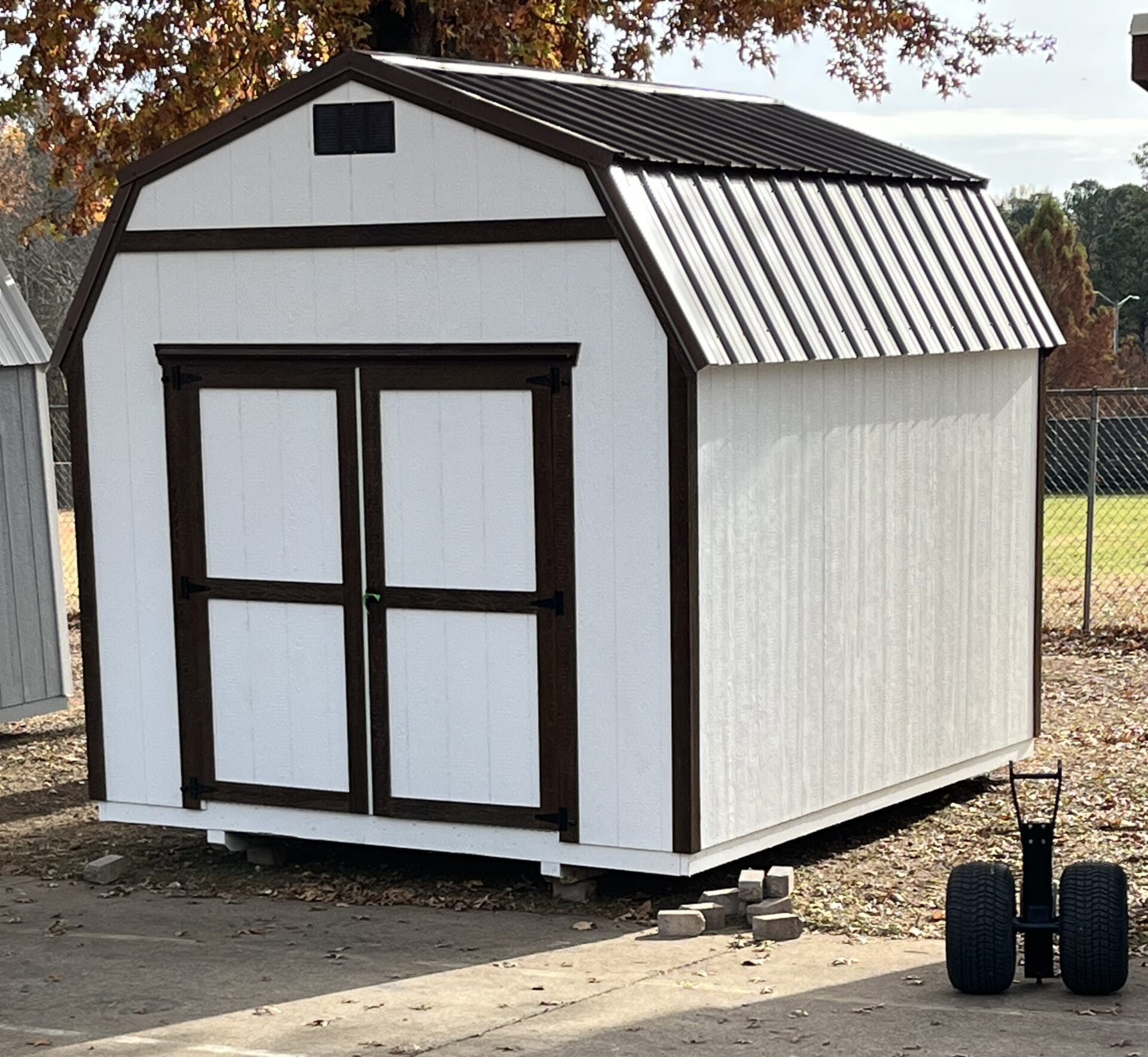 10x12 Lofted Barn Shed (46049) Southern Backyard Living Portable