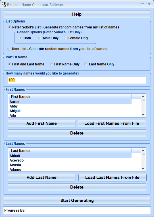 Random Name Generator Software