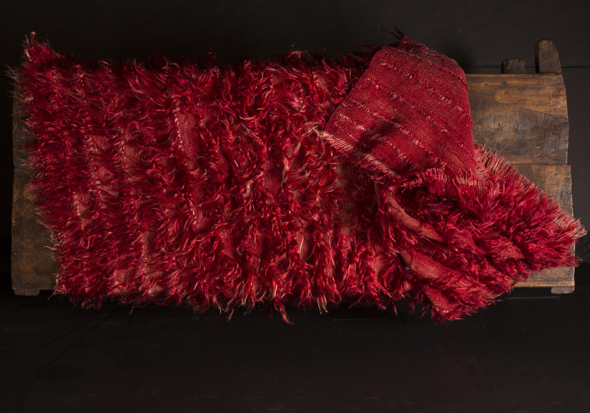 Turkish Angora Goat Wool Tulu Rug SOCA Gallery