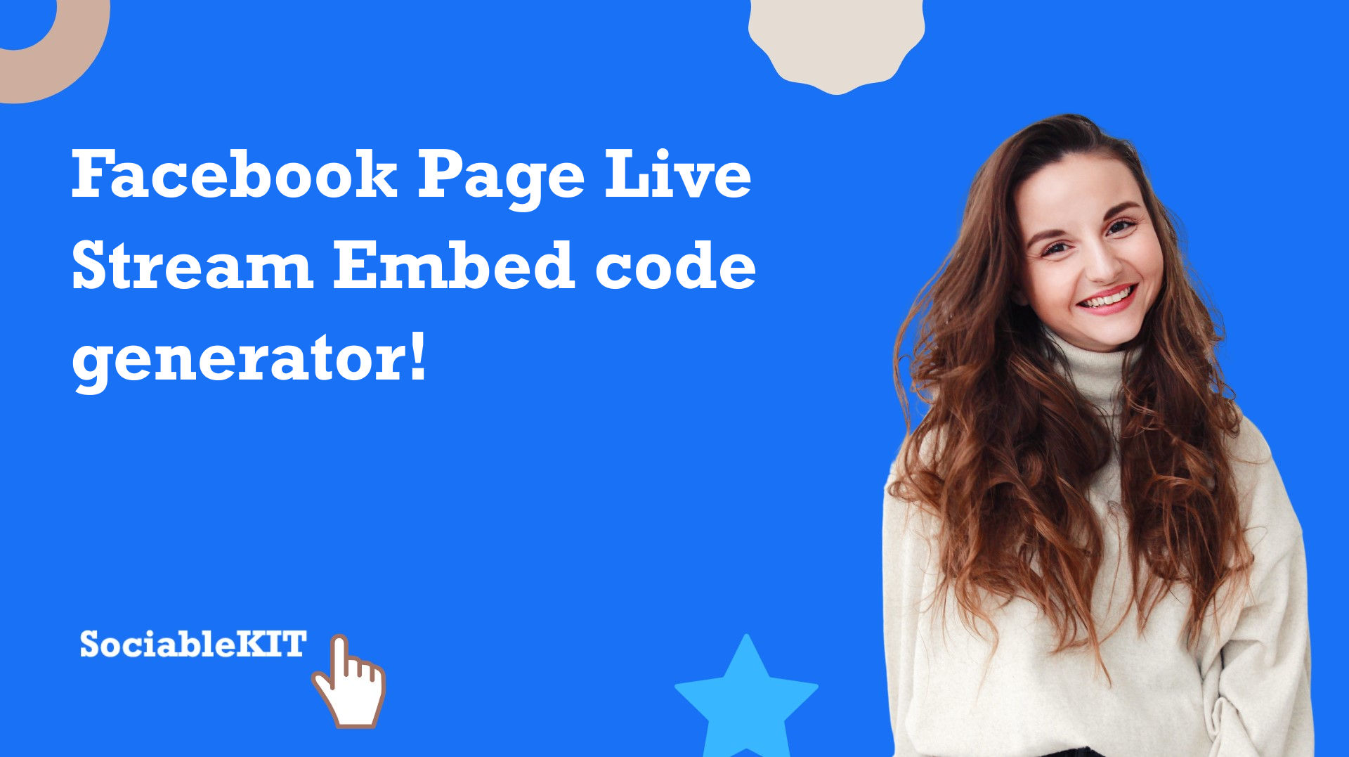 Facebook page live stream embed code generator
