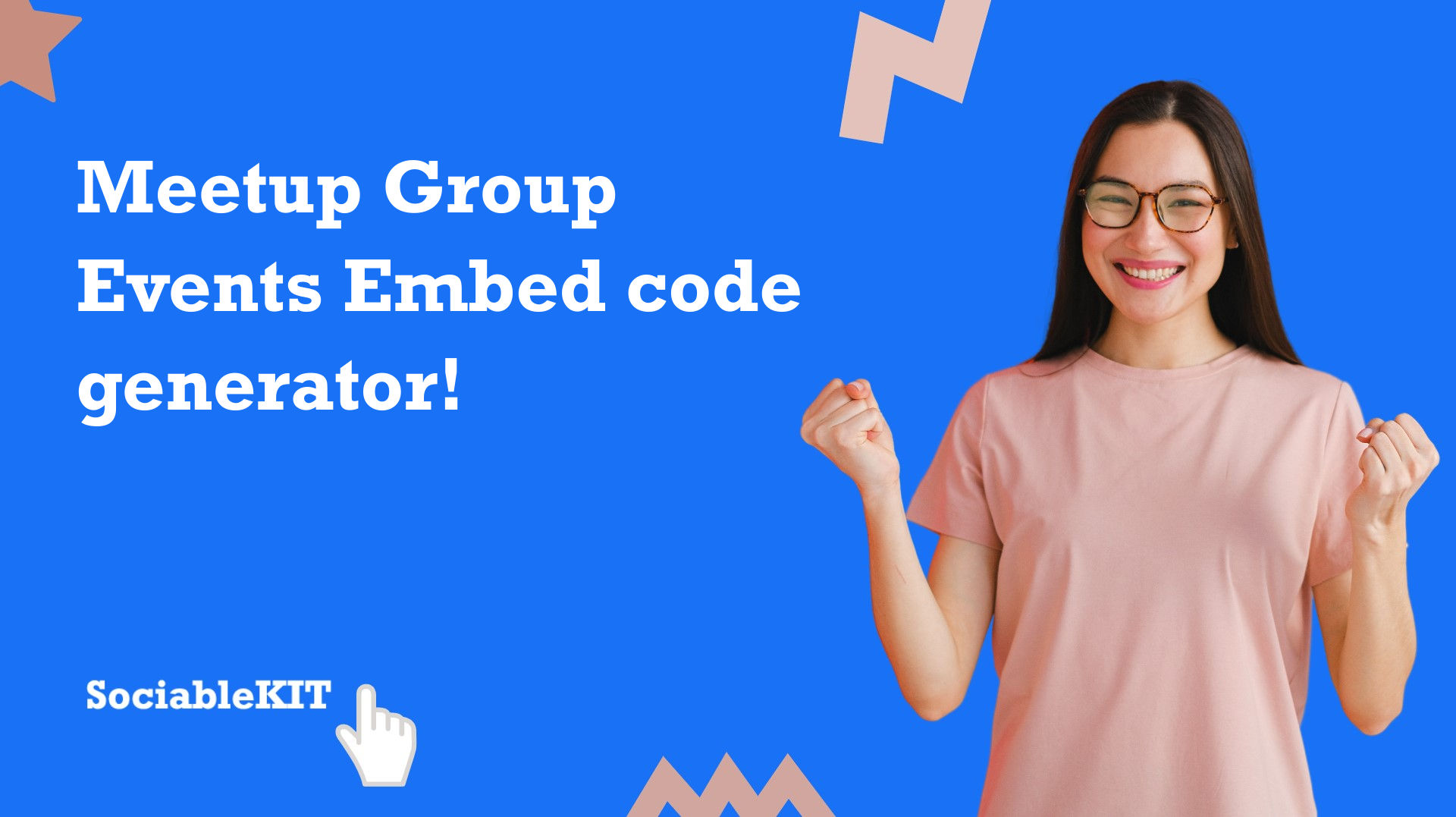 Meetup group events embed code generator