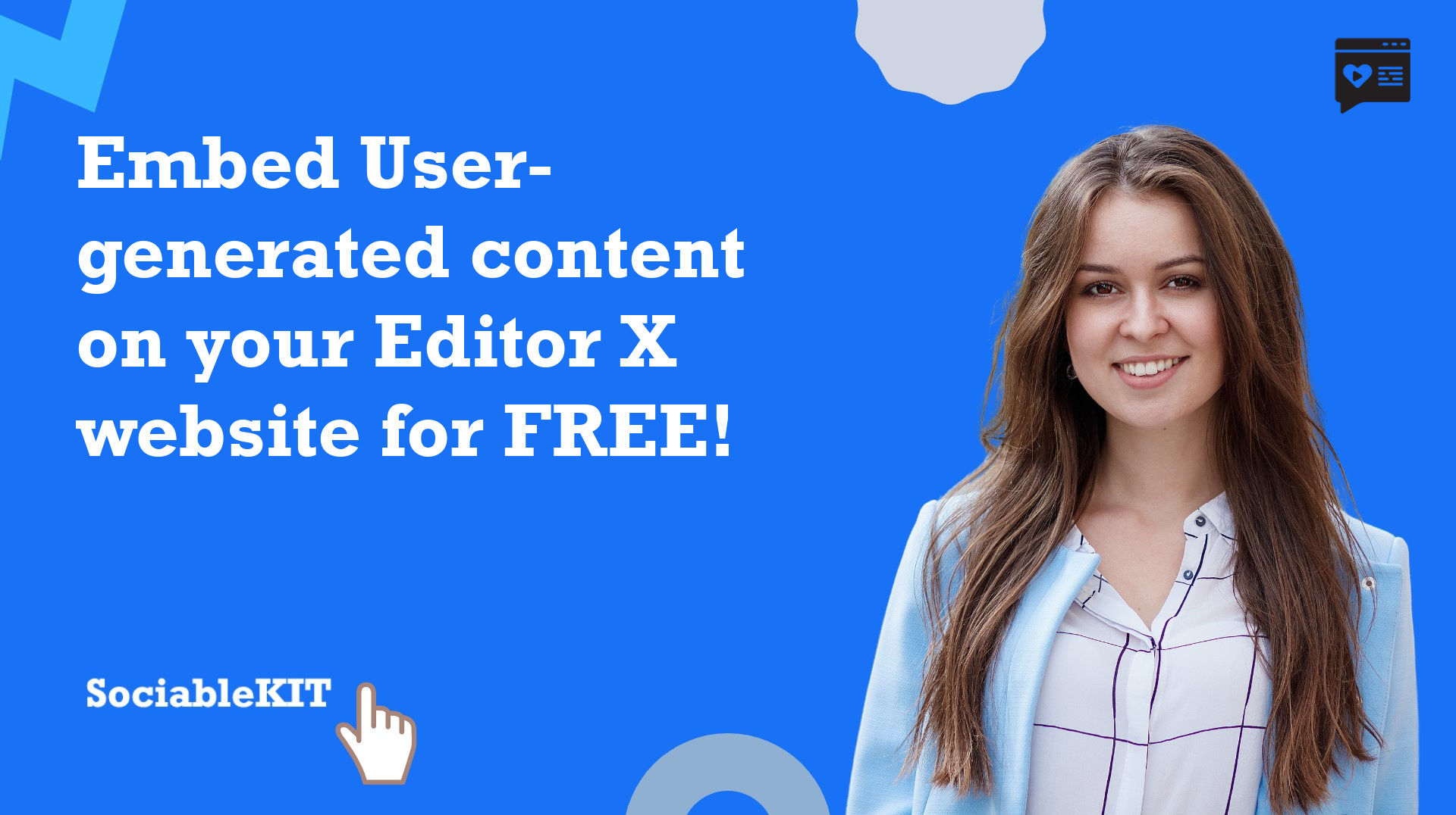 How to embed Usergenerated content on your Editor X website for FREE?