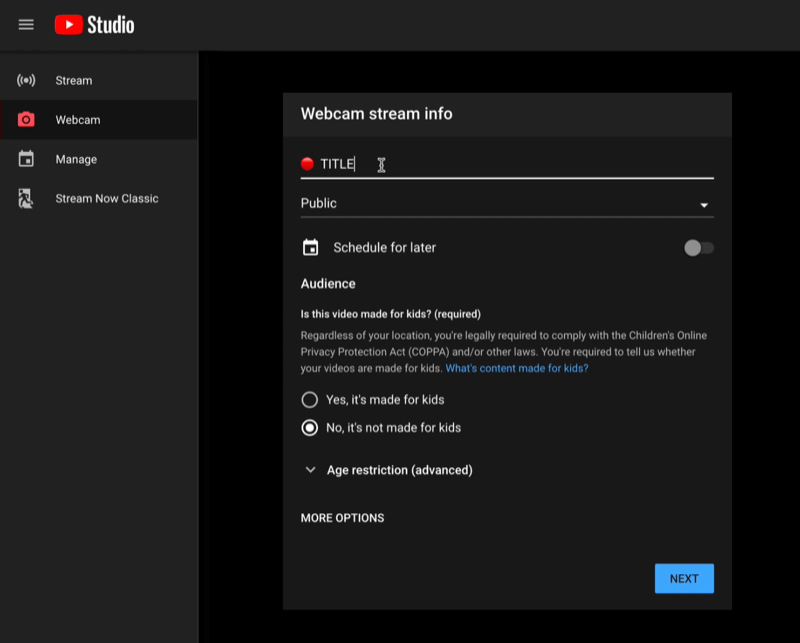 How to Easily Go Live on YouTube From a Computer Social Media Examiner