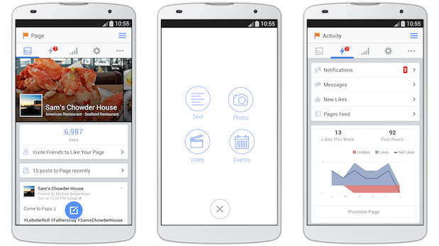 Pages Manager for Facebook Comes to Windows 10.