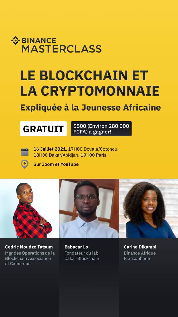 Cryptomonnaies Binance organise son premier cours de formation