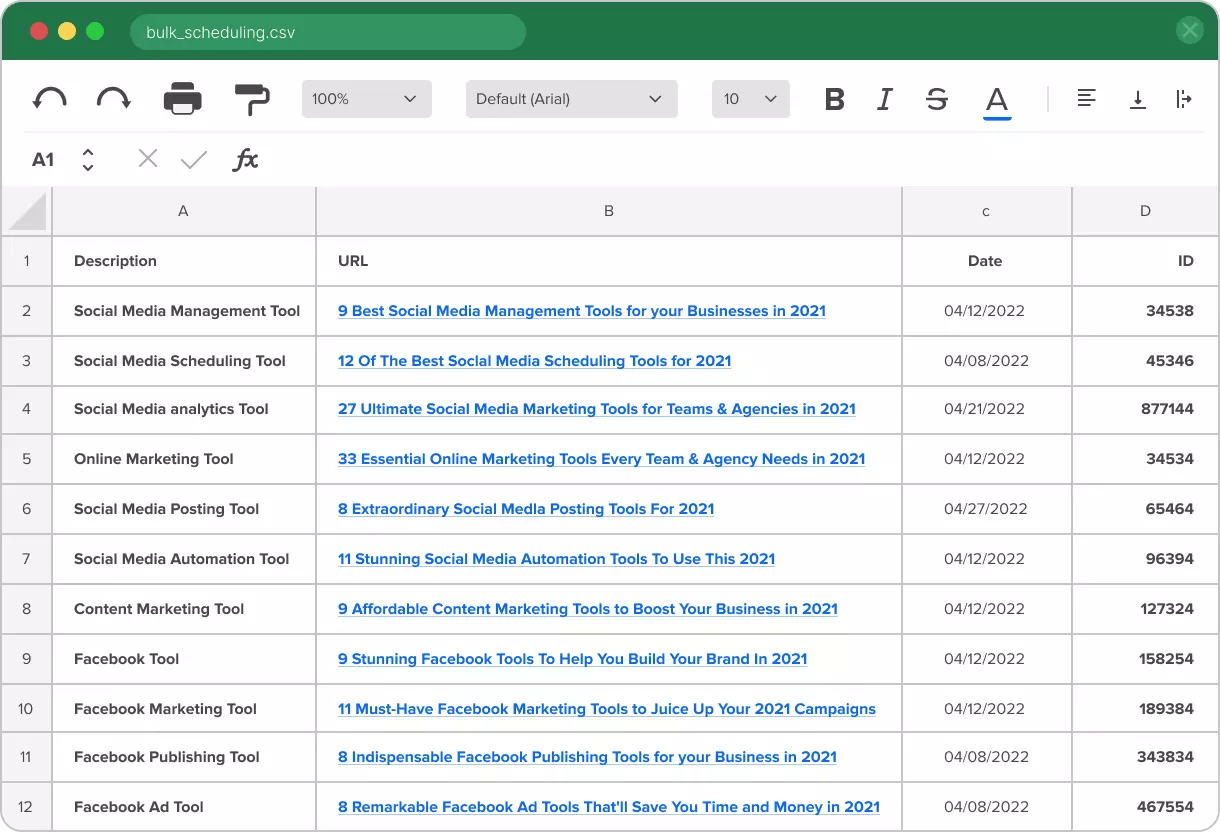 Social Media Bulk Scheduling & Mass Post Planner SocialPilot