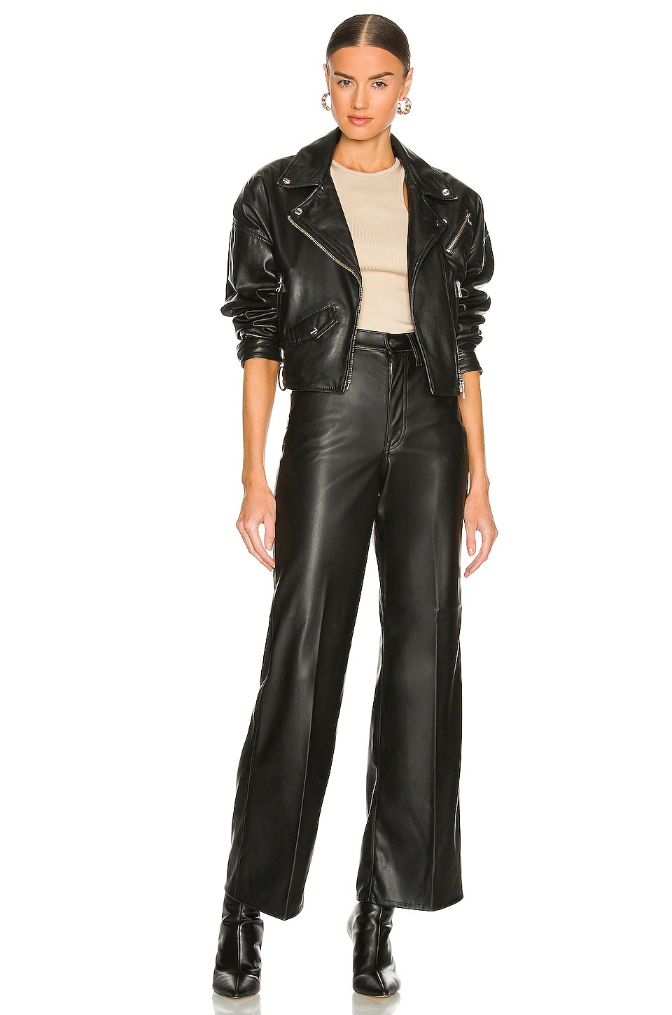 What to Wear With Leather Pants 18 Outfits Ideas