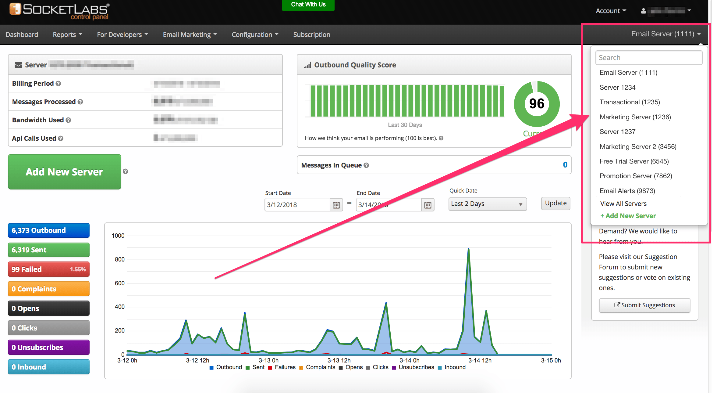 Announcing New Dashboard Enhancements SocketLabs