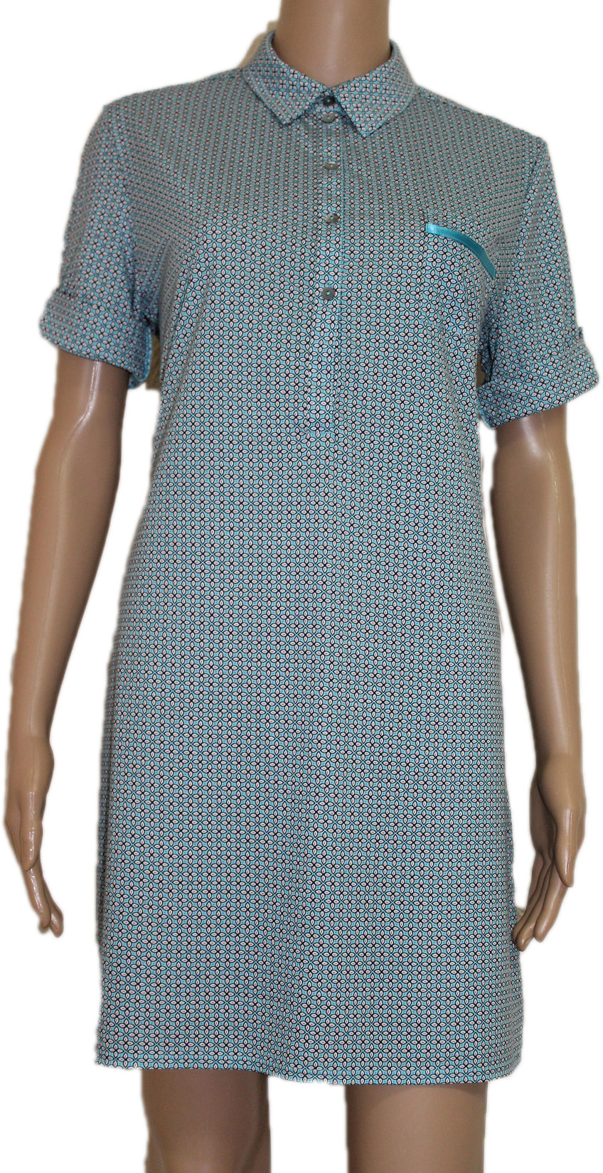 1 Damen Schiesser Nachthemd Sleepshirt blau Art. N269 Gr. 36 48 eBay