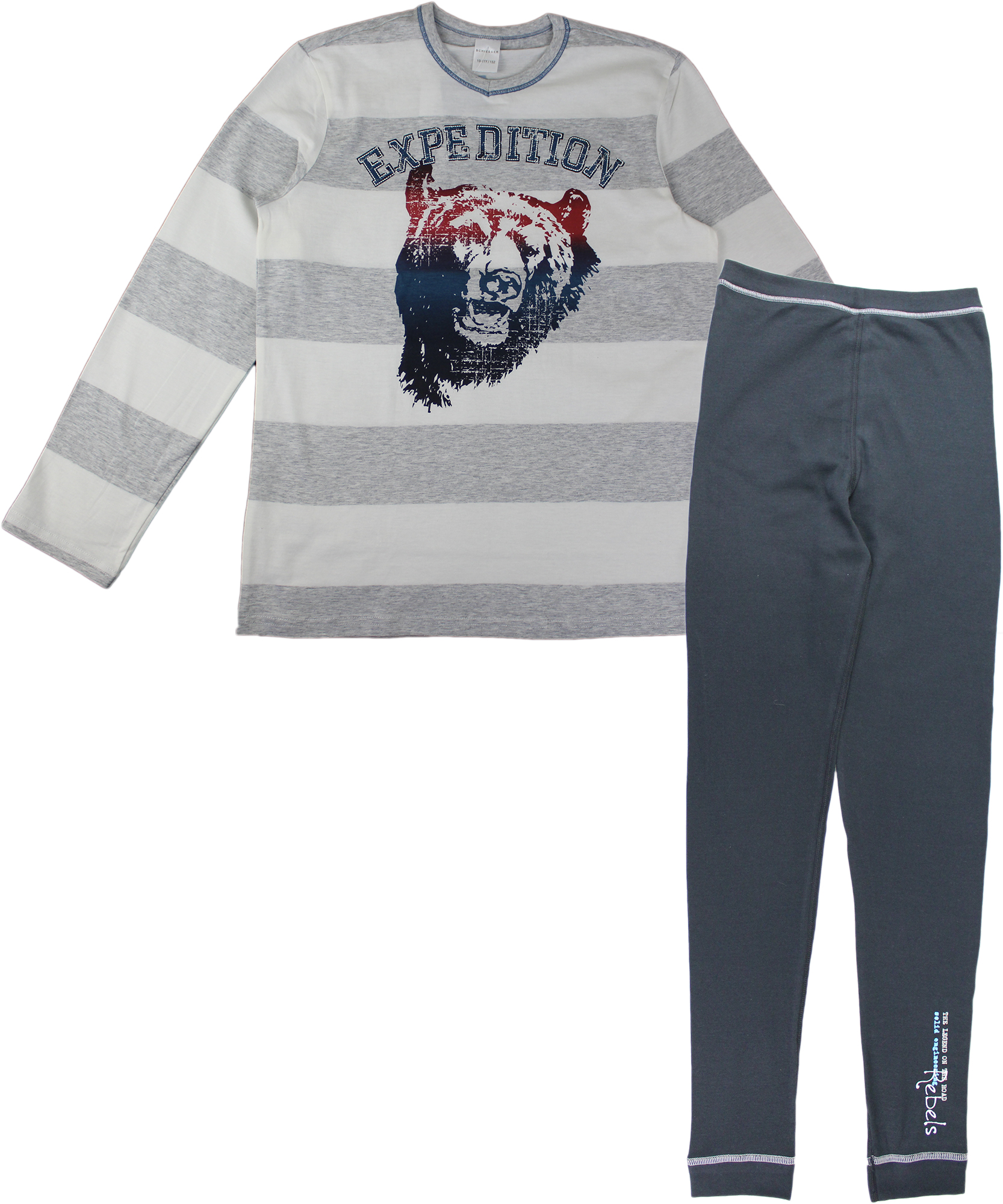 Jungen Schlafanzug Schiesser Pyjama Kinder SP133 ÖKOTEX Gr. 152 eBay