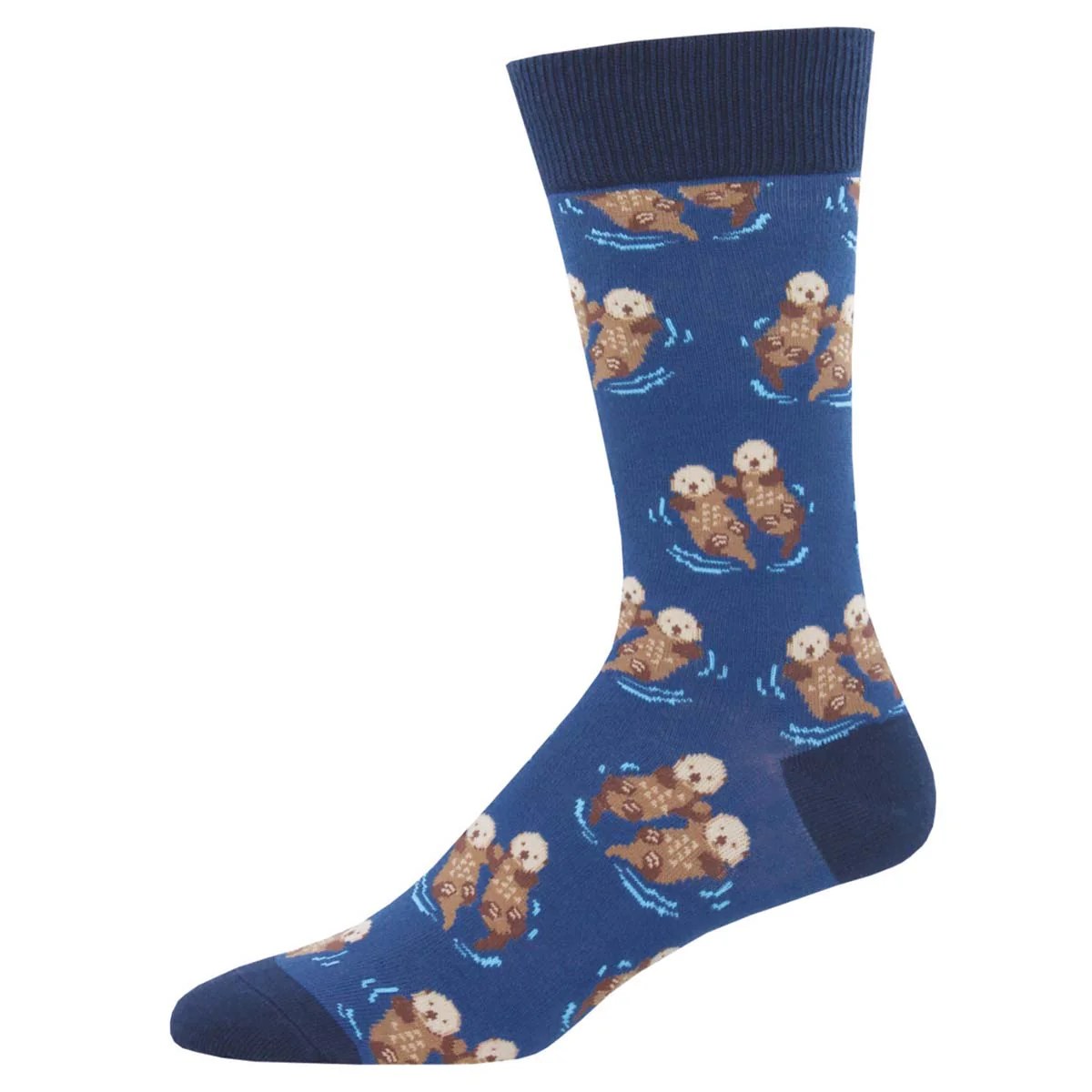 Fun Dress Socks for Men Significant Otter Cotton Cree Socks Socksmith