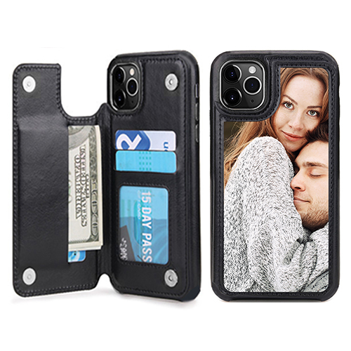 Custom for iPhone 11 Pro Card Holder Wallet Case