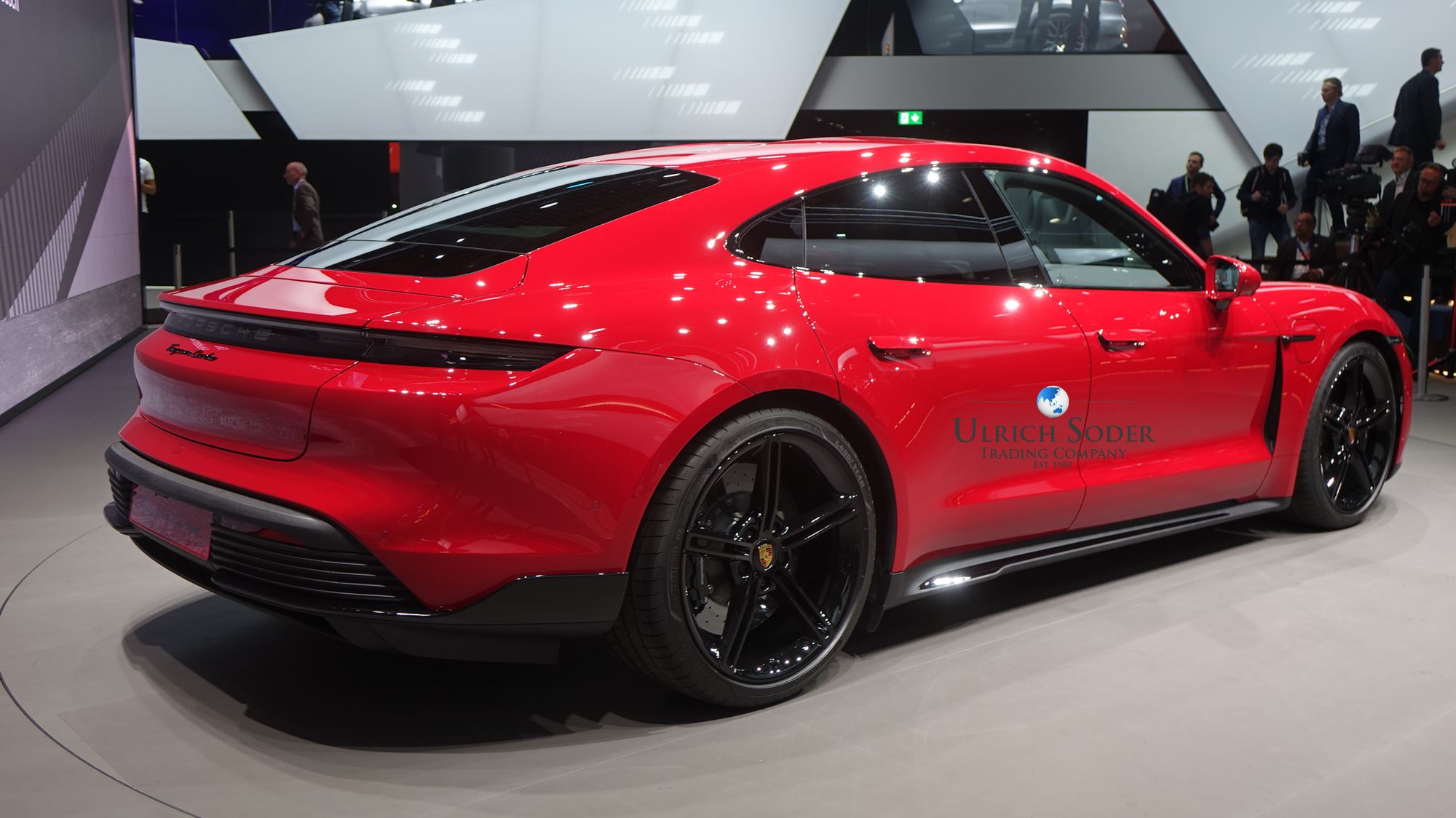 Porsche Taycan Turbo S Red Collection Cultural Diplomacy Auto