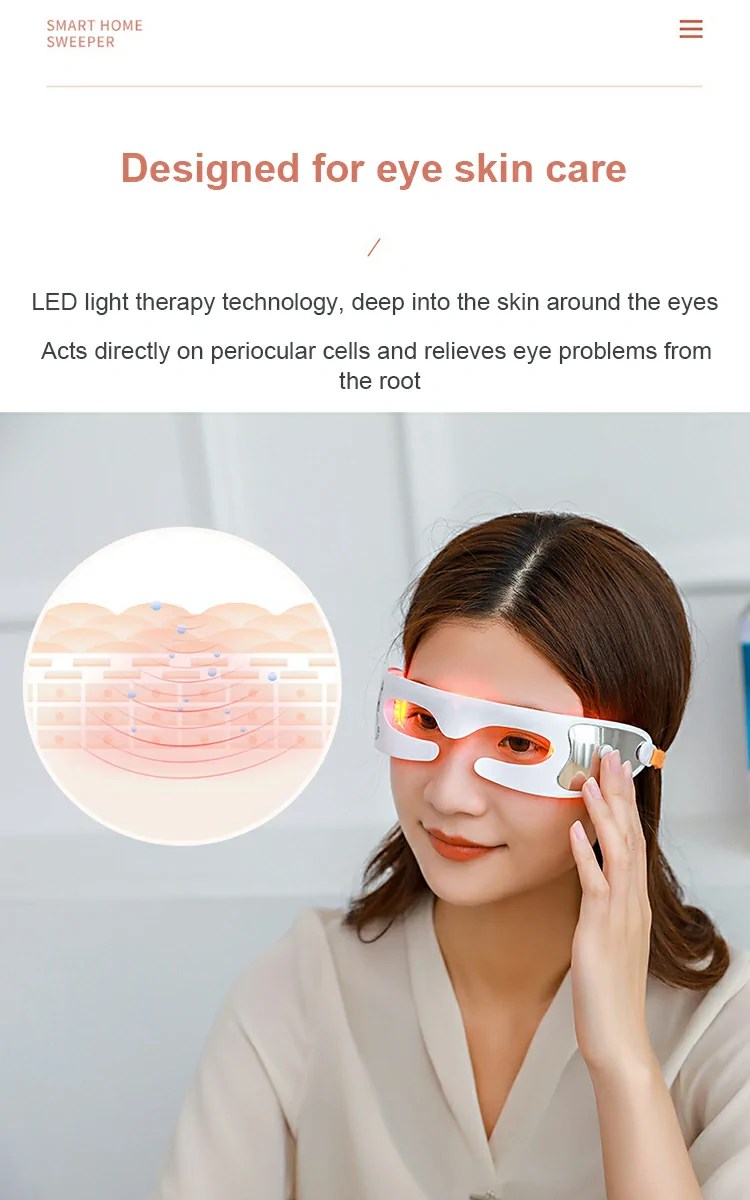 SODOLUX Red Light Therapy Eye Protection Device Relieves Eye Fatigue