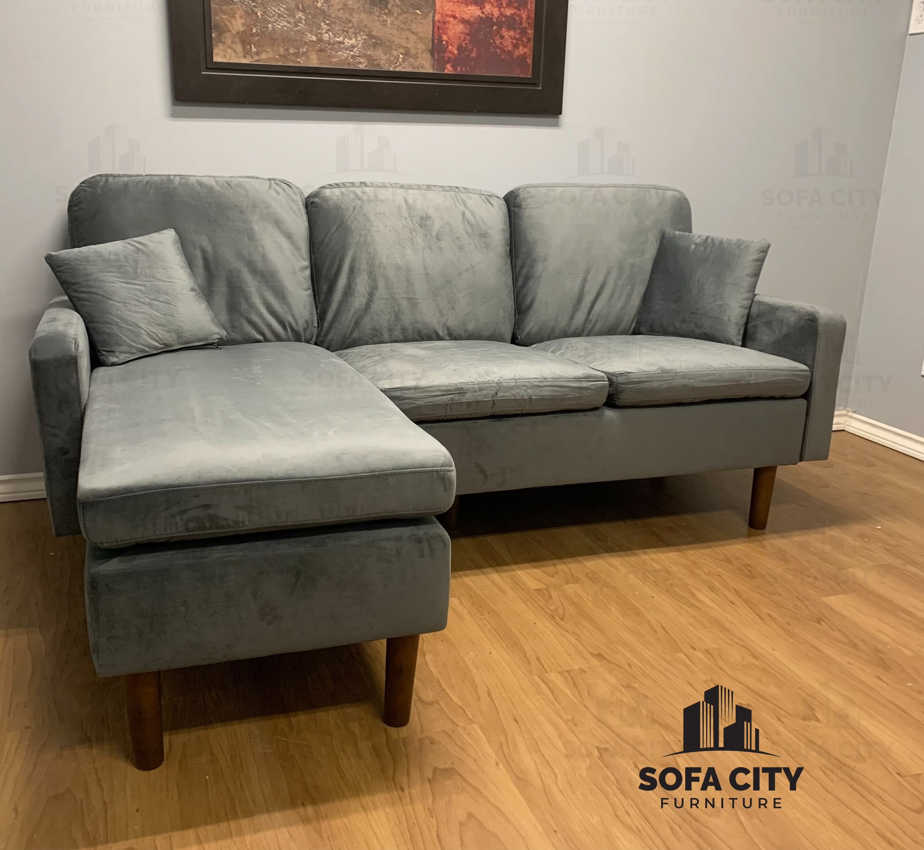 L2213 Grey Sofa City Furniture