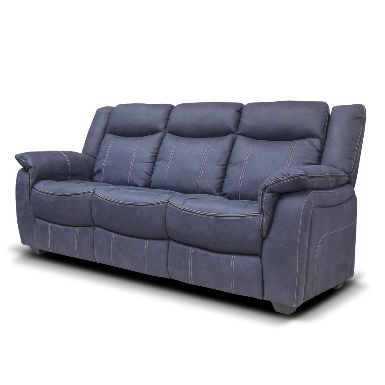 Sofahouse Brooklyn Fabric Sofa Denim