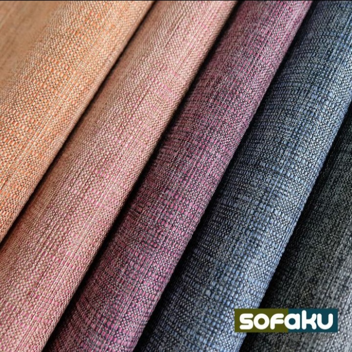 REGENCY CHARLES Kain Fabric Sofa, Jok Kursi, Tas Bahan Charles Sofaku