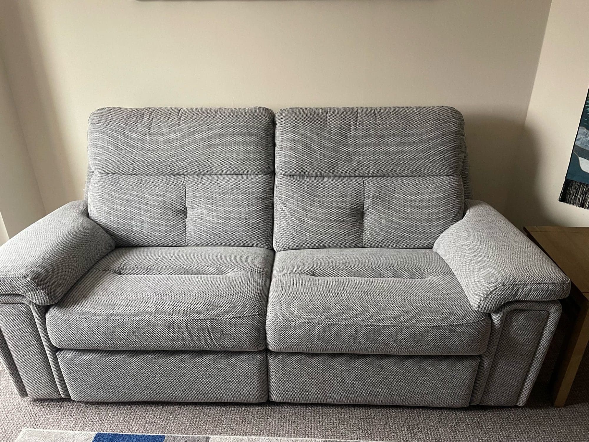 SCS Grey 2 Seater Electric Recliner The Sofa Marketplace Buy and