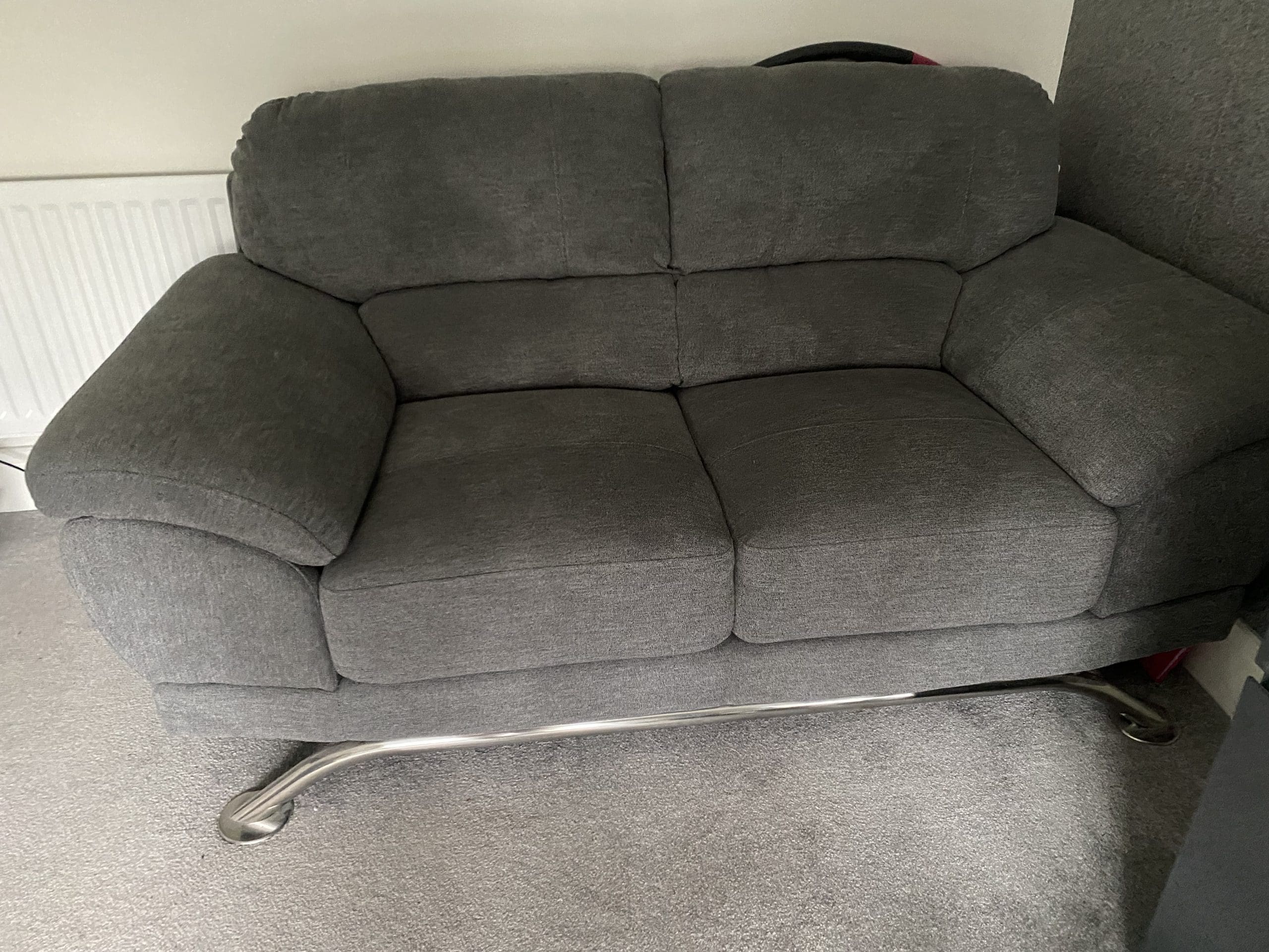 RJ leather Grey 2 & 3 Seater Sofas Sofalistic The Sofa Marketplace