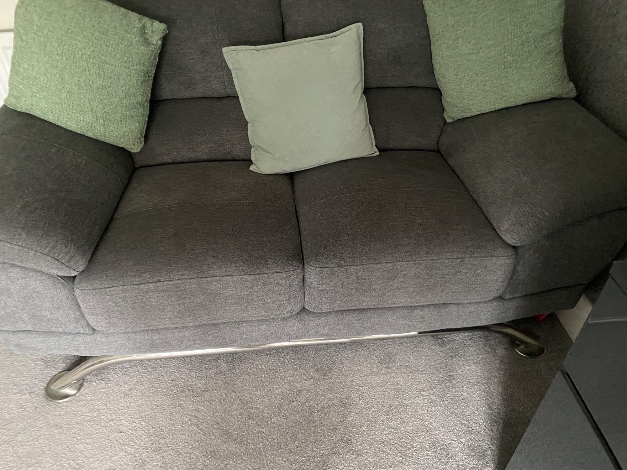 RJ leather Grey 2 & 3 Seater Sofas Sofalistic The Sofa Marketplace