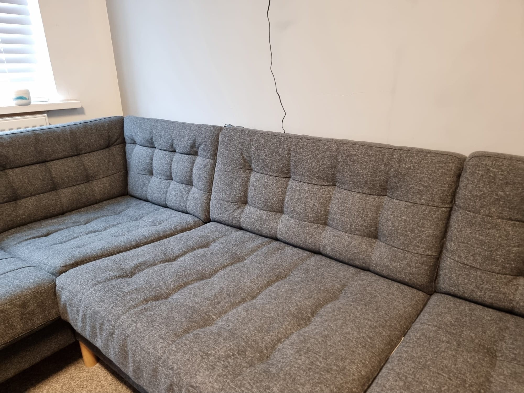 Large corner IKEA sofa in Grey Sofalistic The Sofa Marketplace, buy