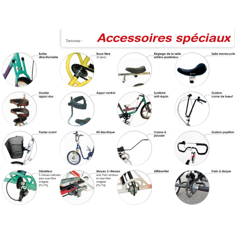 Accessoires pour tricycle Tonicross Plus