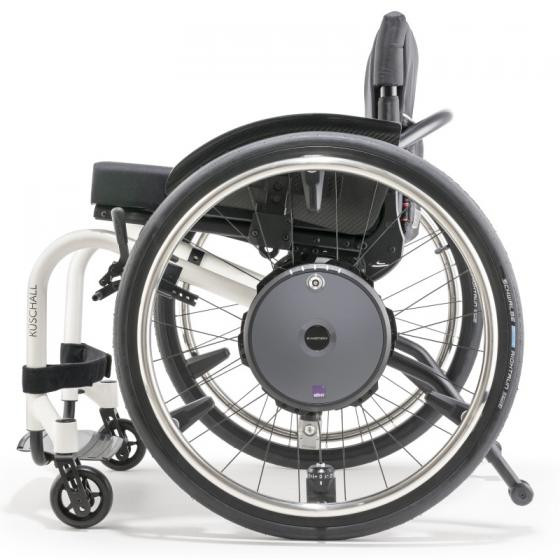 Dispositif motorisé Alber EMOTION M25 pour fauteuil roulant manuel