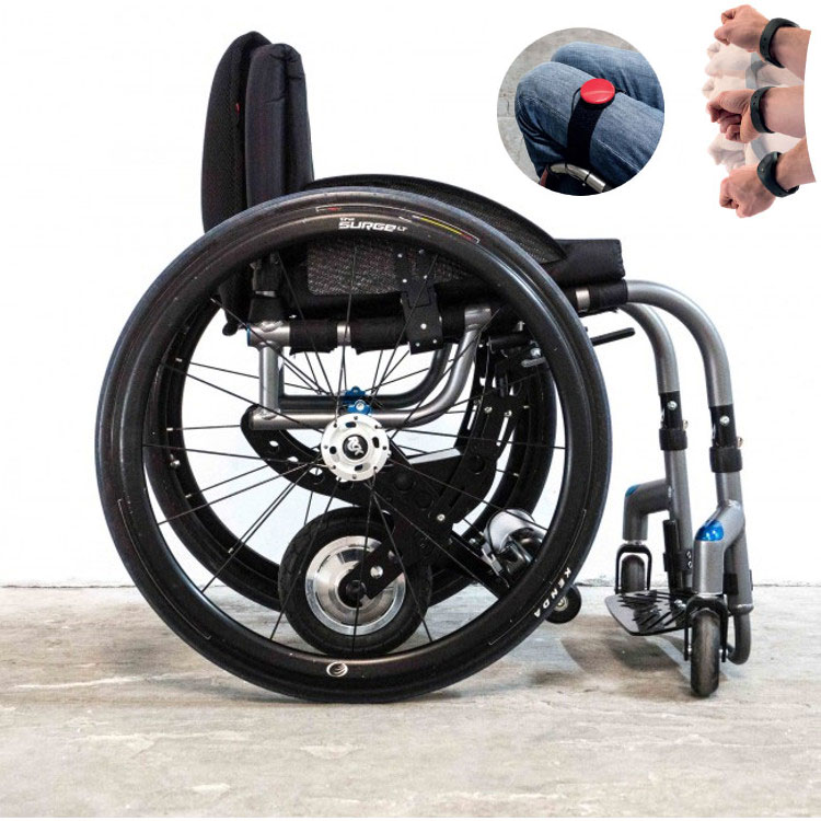 Motorisation électrique Yomper 2.0 pour fauteuil roulant manuel Sofamed
