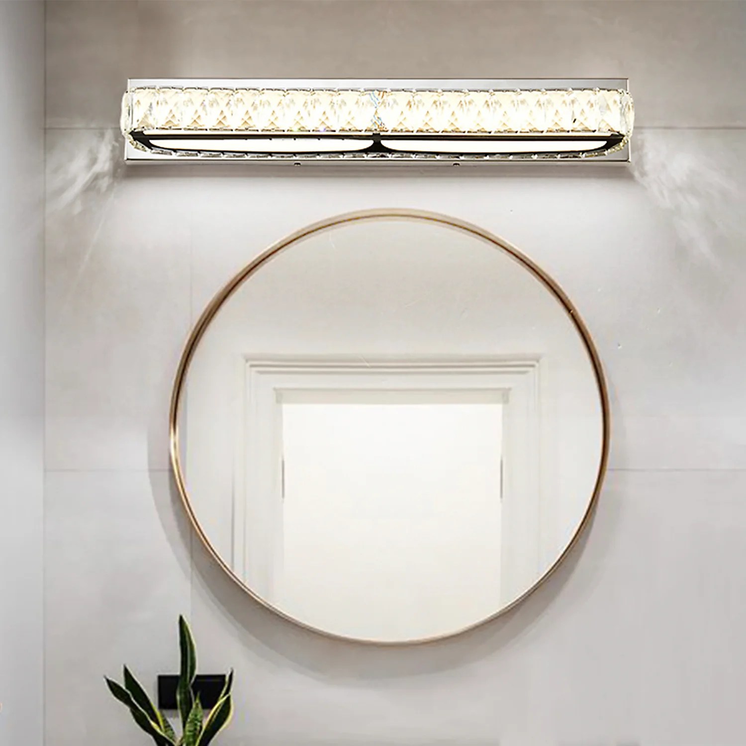 Acrylic lampshape Dimmable LED Crystal Vanity Light Sofary Lighting