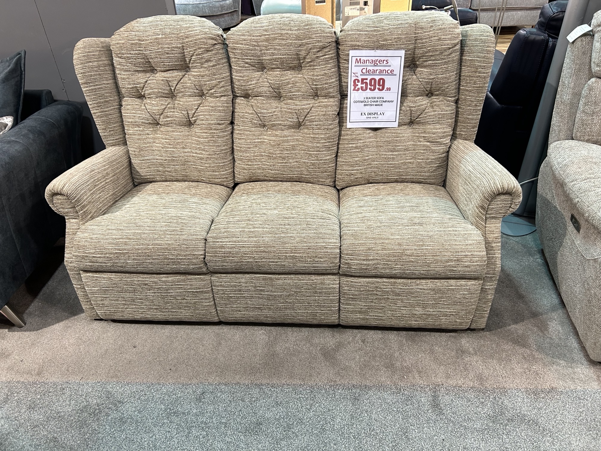 Cotswold 3 Seater Sofa Sofas & Beyond