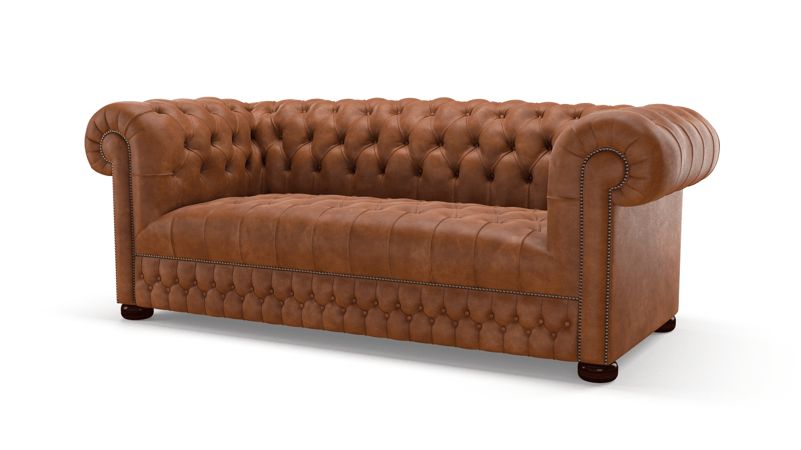 Brown Chesterfield Sofa Leather & Fabric Styles Sofas By Saxon