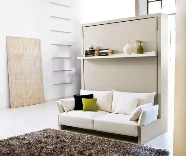 Mueble cama en apartamentos de esquí Sofas Camas Cruces