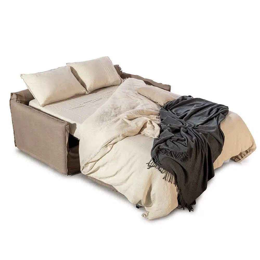 "Sofás cama de 2 plazas con tapizado de lino y apertura italiana Encuentra el tuyo aquí