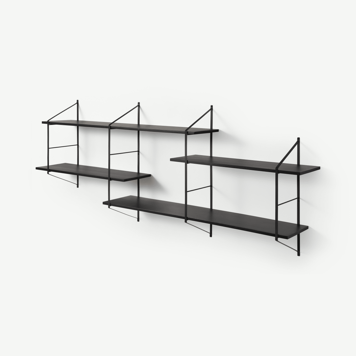 Belfast Shelving Unit, Large, Black • Sofas Etc