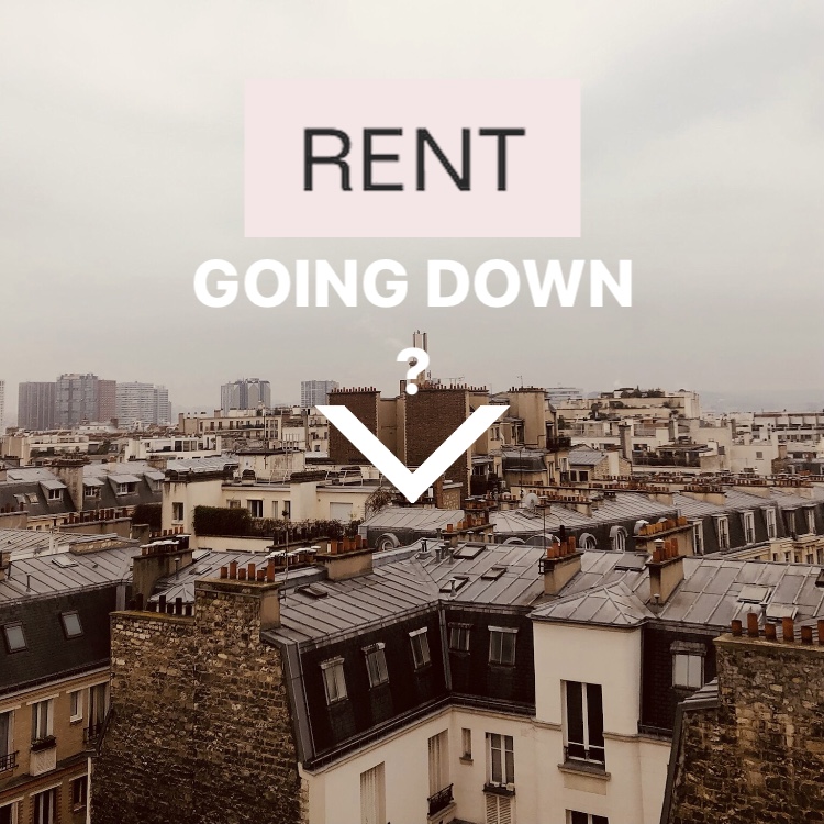 Paris is the COVID19 rent price fall durable?