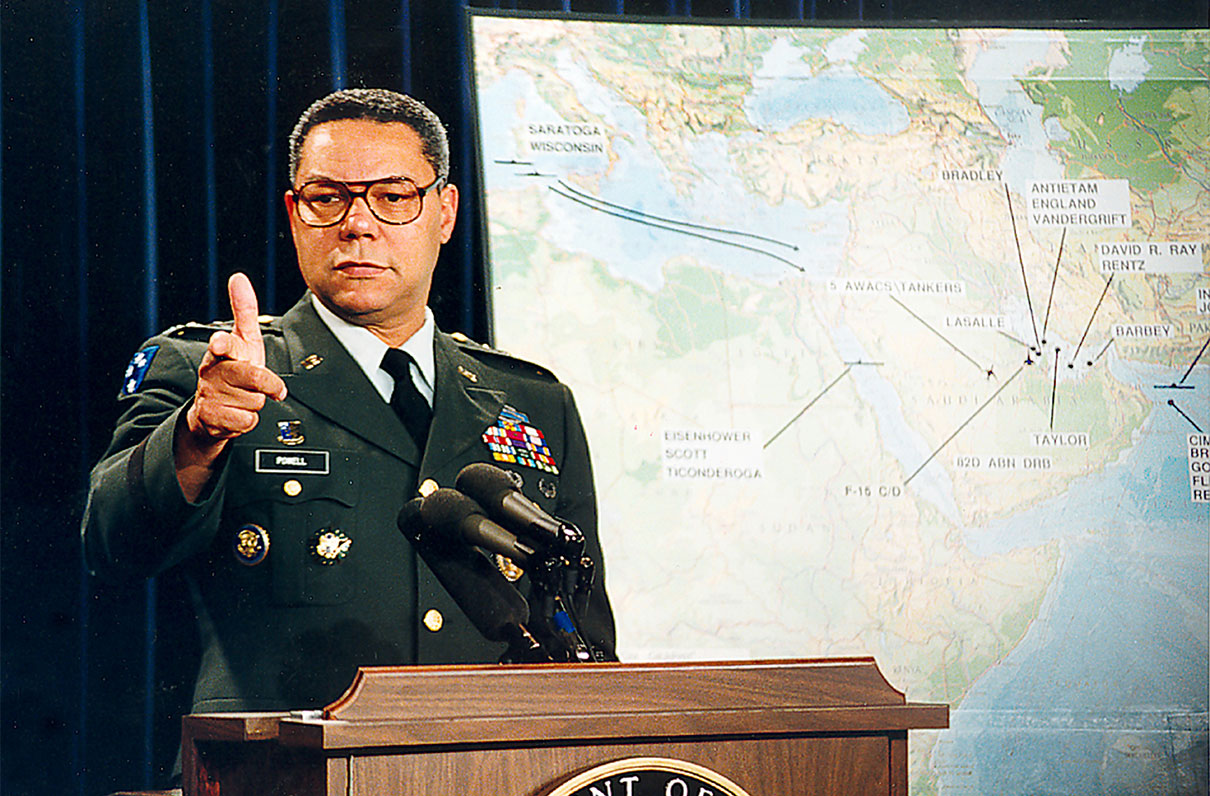 DesertStorm30 Gen. Colin Powell How we fought the war Soldier of