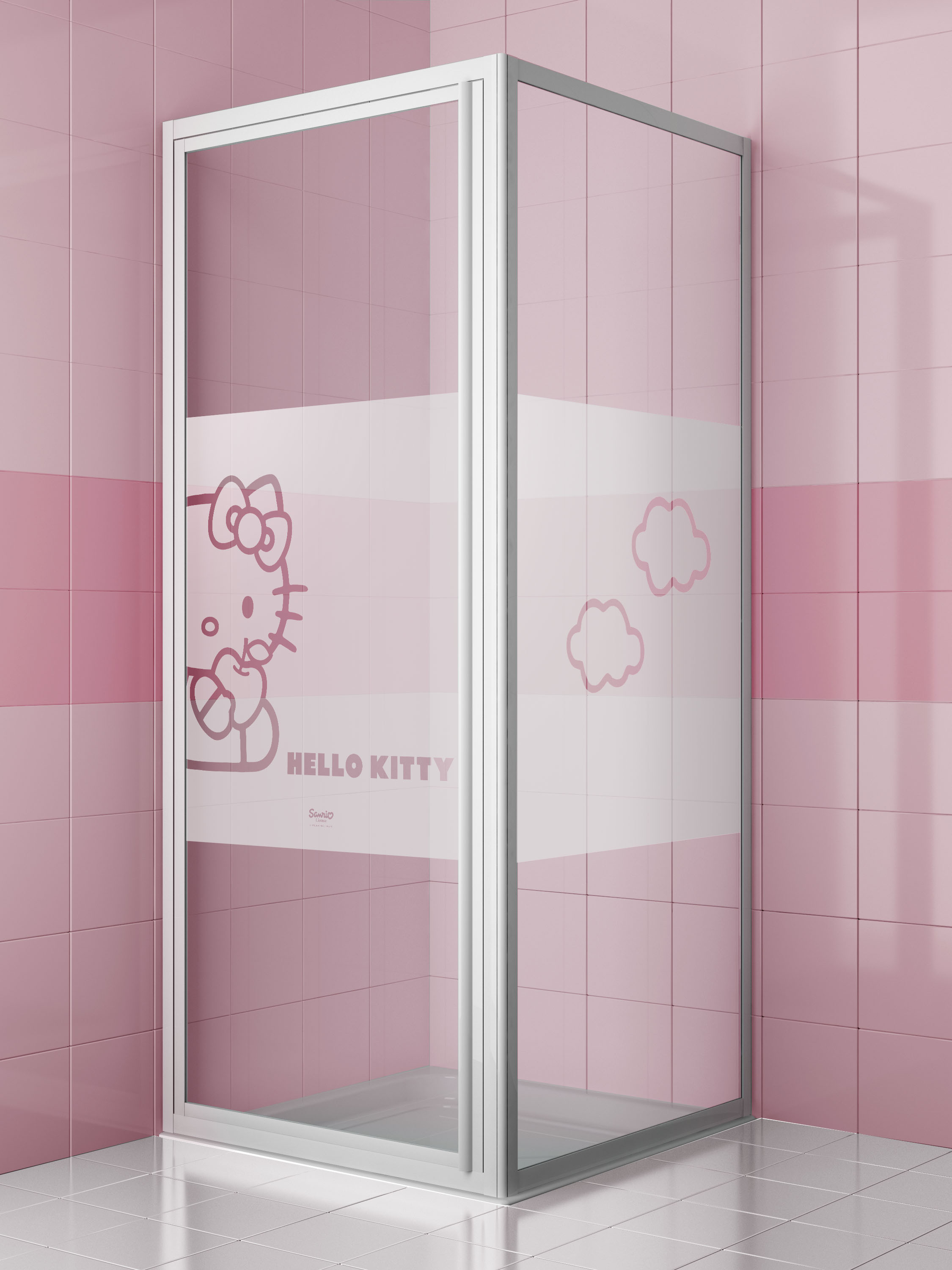 Rideau De Douche Hello Kitty Hello Poignee Porte Decoration De Noel