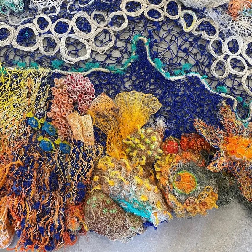 10 Textile Artists Inspired by the Ocean School of Stitched Textiles