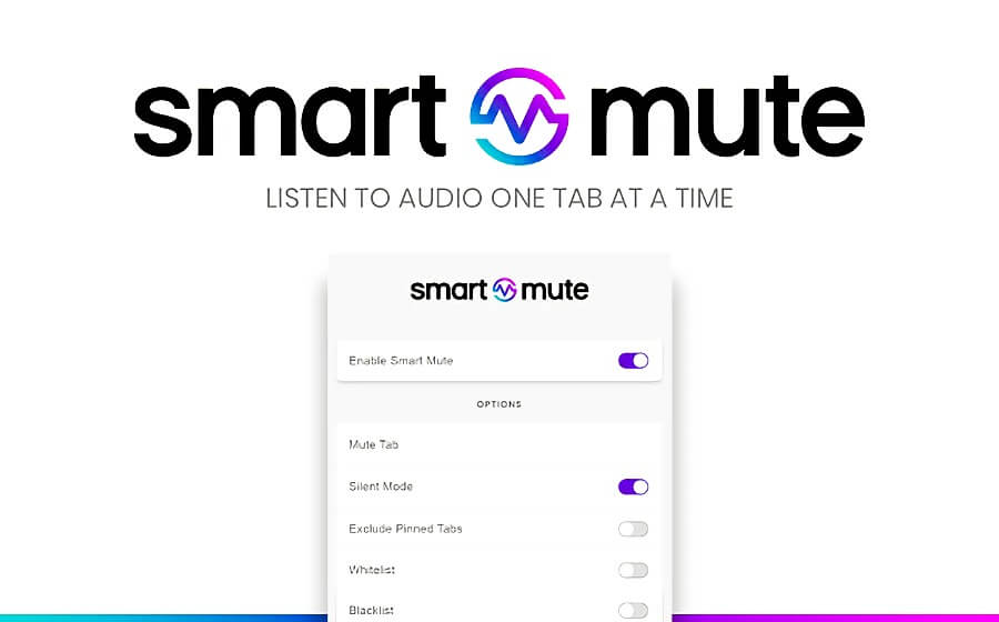 Smart Mute extensión de Chrome que te ayuda a silenciar las pestañas