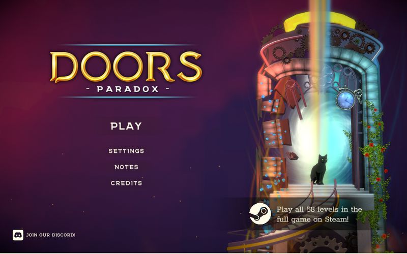 Doors Paradox is a puzzle escape game with beautiful graphics